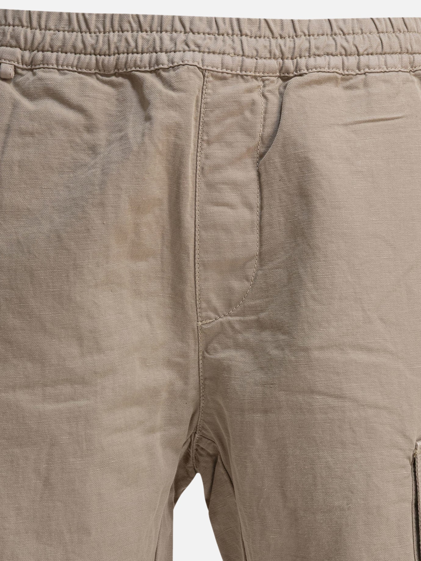 C.P. Company Cotton and linen cargo trousers 15522631_48 Beige thumbnail_3