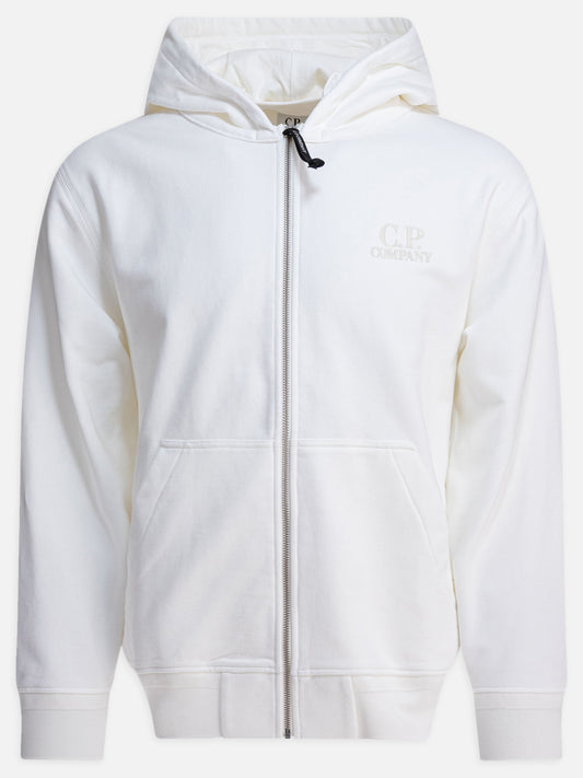 C.P. Company Felpa con logo 10061226_S White 1