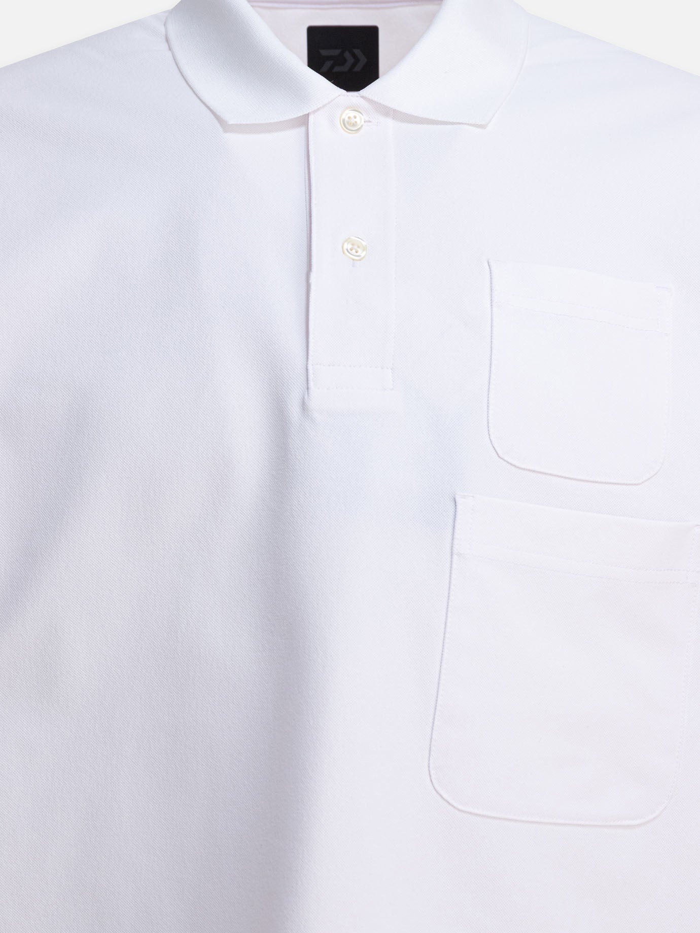 Daiwa Pier 39 Polo shirt with two pockets 13686182_S White thumbnail_3