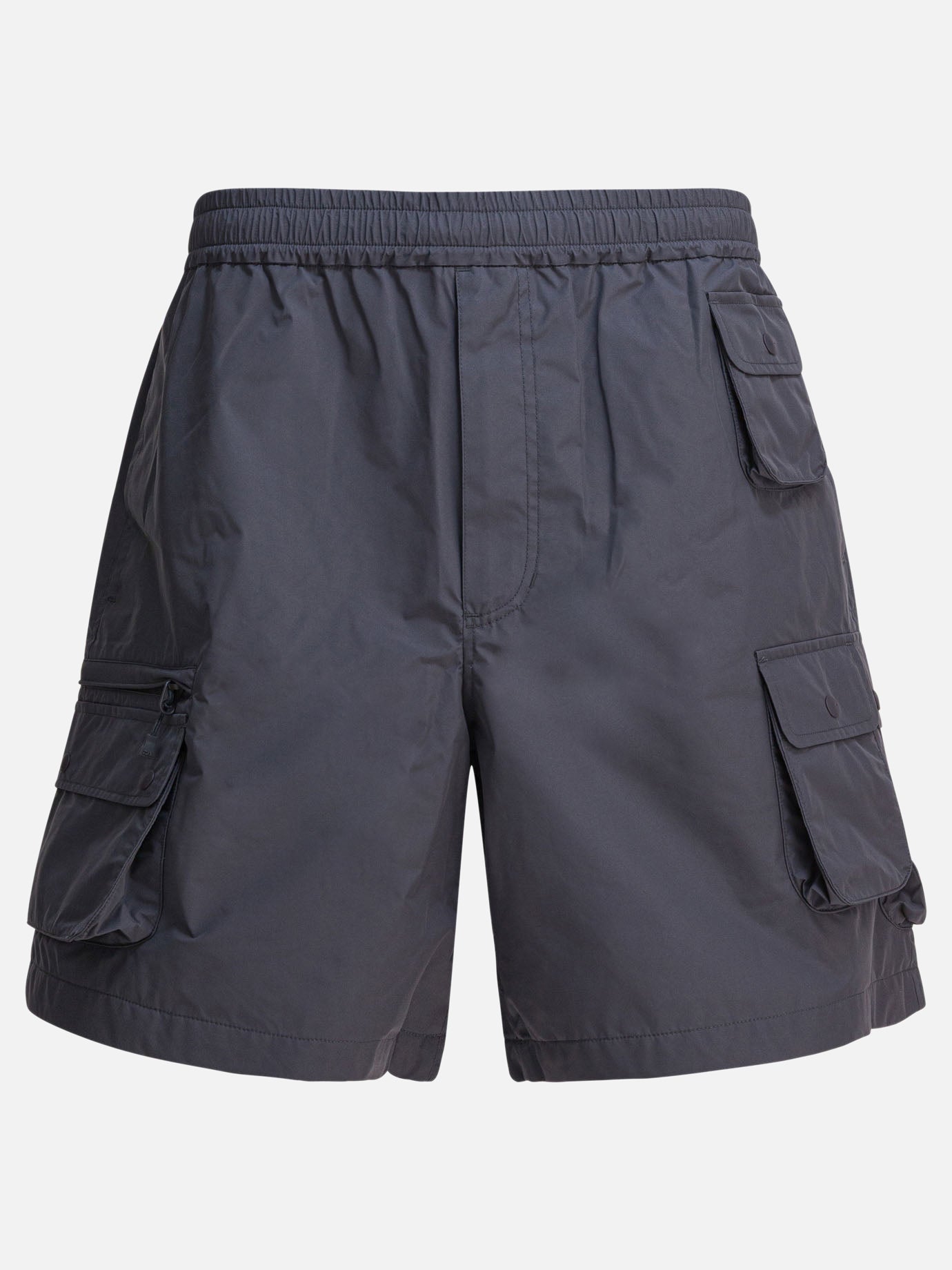 Utility shorts Solid colour  Grey - Daiwa Pier 39 Men | PDP | VIETTI Online Store | thumbnail