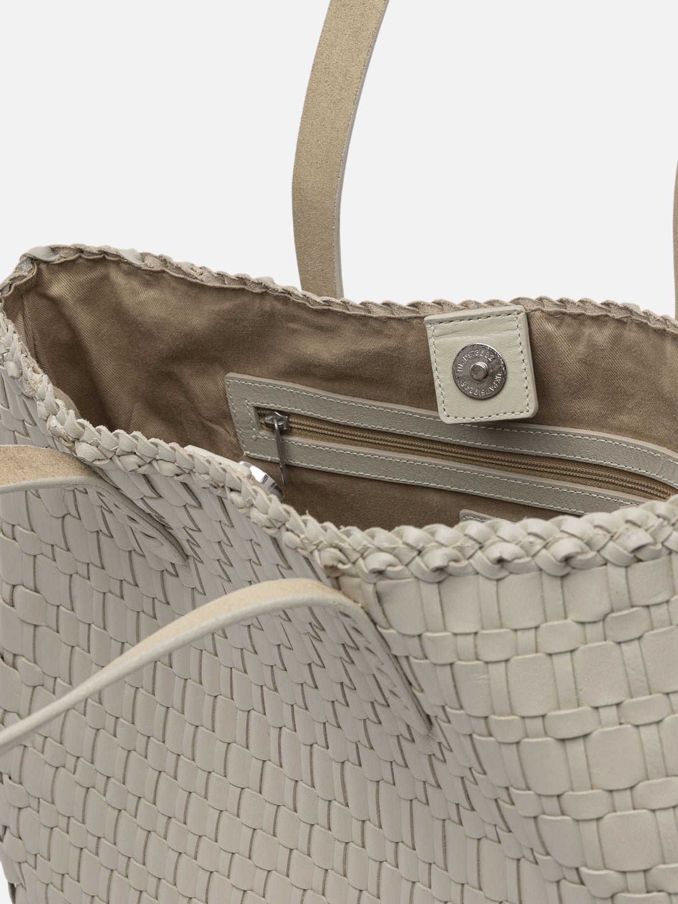 Medium bags Solid colour  Grey - Dragon Diffusion Women | PDP | VIETTI Online Store | Zoom-Modal_5
