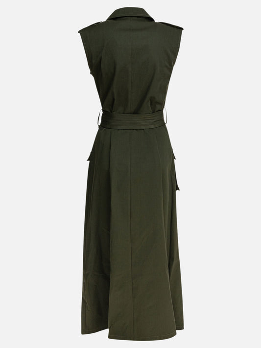 Midi dresses Solid colour  Green - Elie Saab Women | PLP | VIETTI Online Store | 2
