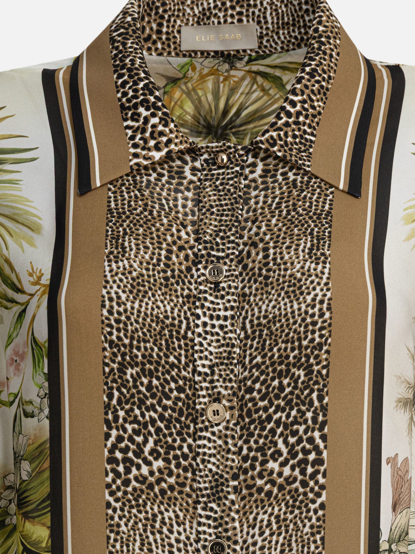 Camicie casual Animal print  Marrone - Elie Saab Donna | PDP | VIETTI Online Store | thumbnail_3