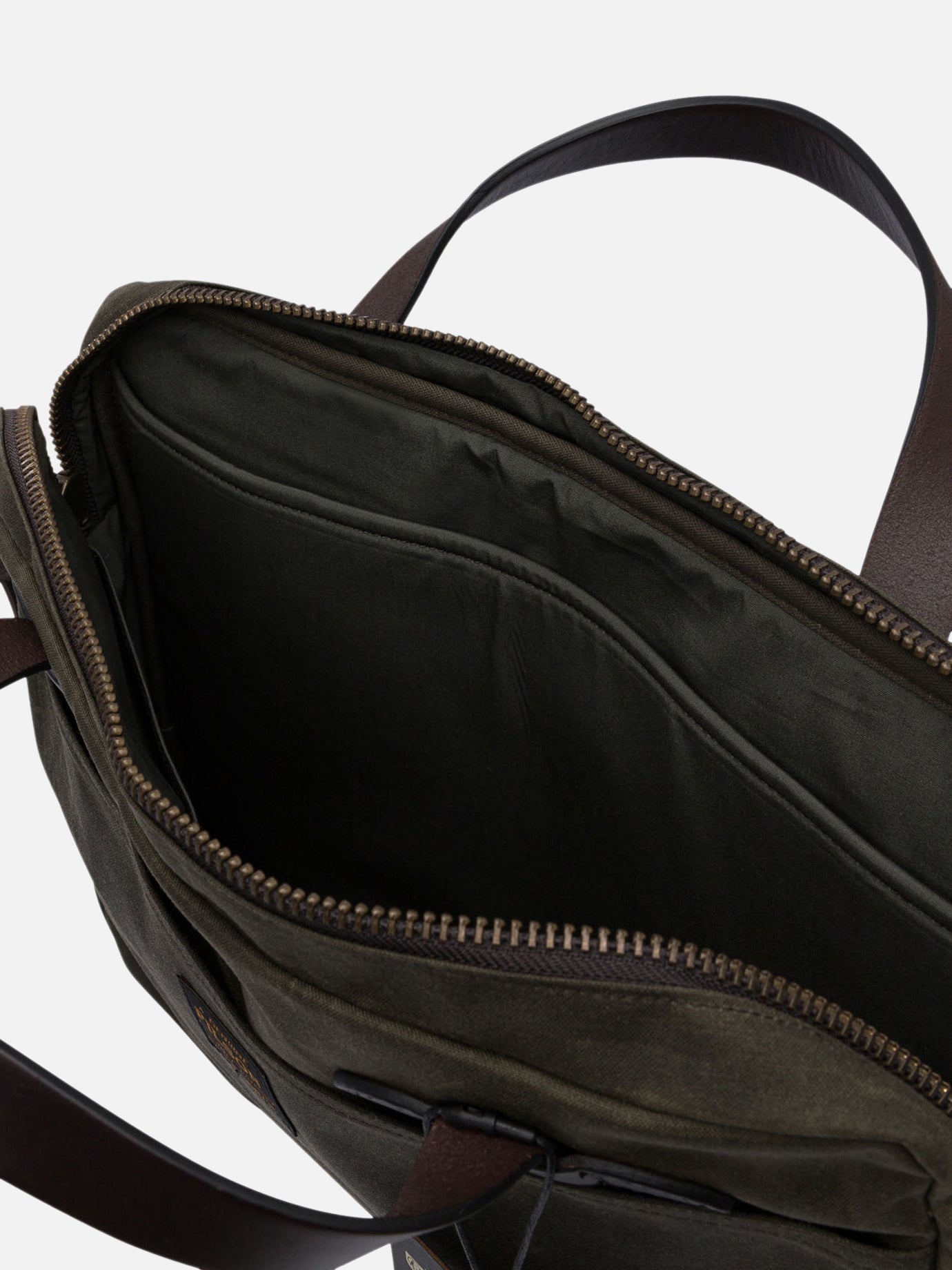 Filson Briefcase in Tin Cloth 12422002_UNI Green thumbnail_5