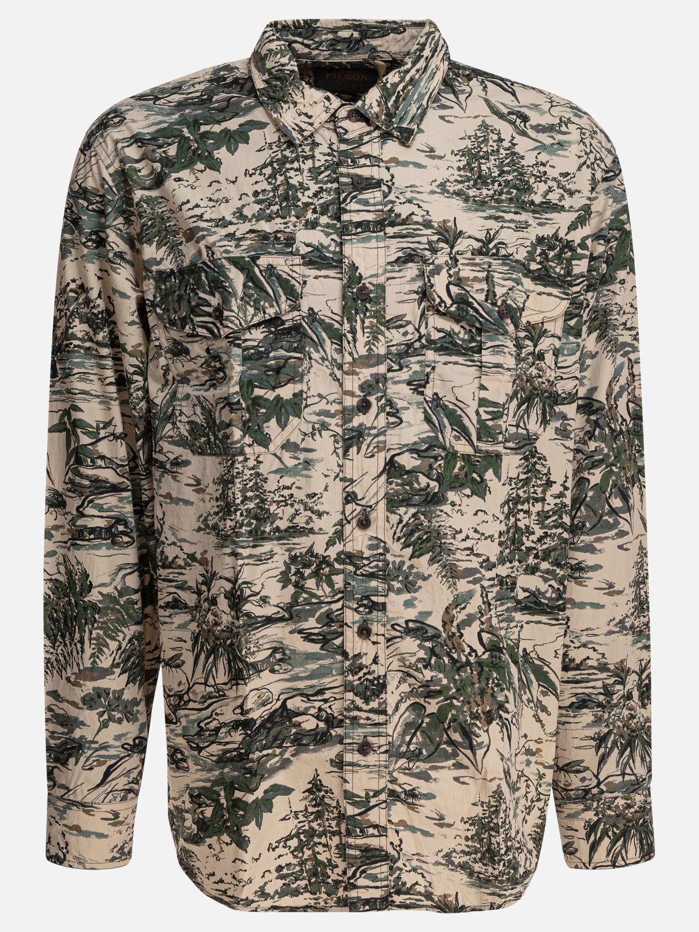 Camicie casual Print  Verde - Filson Uomo | PDP | VIETTI Online Store | Zoom-Modal
