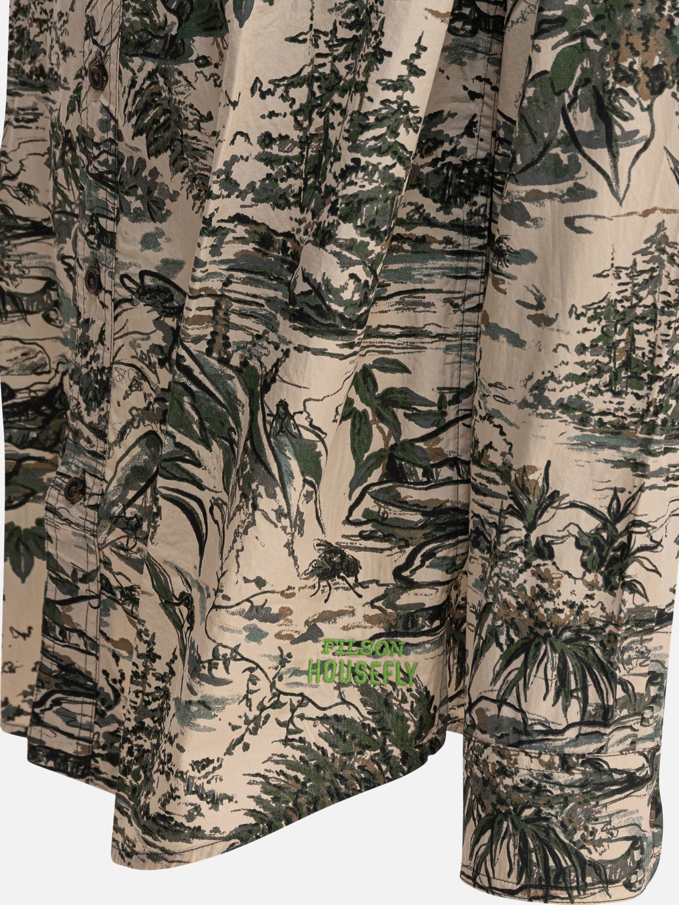 Camicie casual Print  Verde - Filson Uomo | PDP | VIETTI Online Store | Zoom-Modal_4

