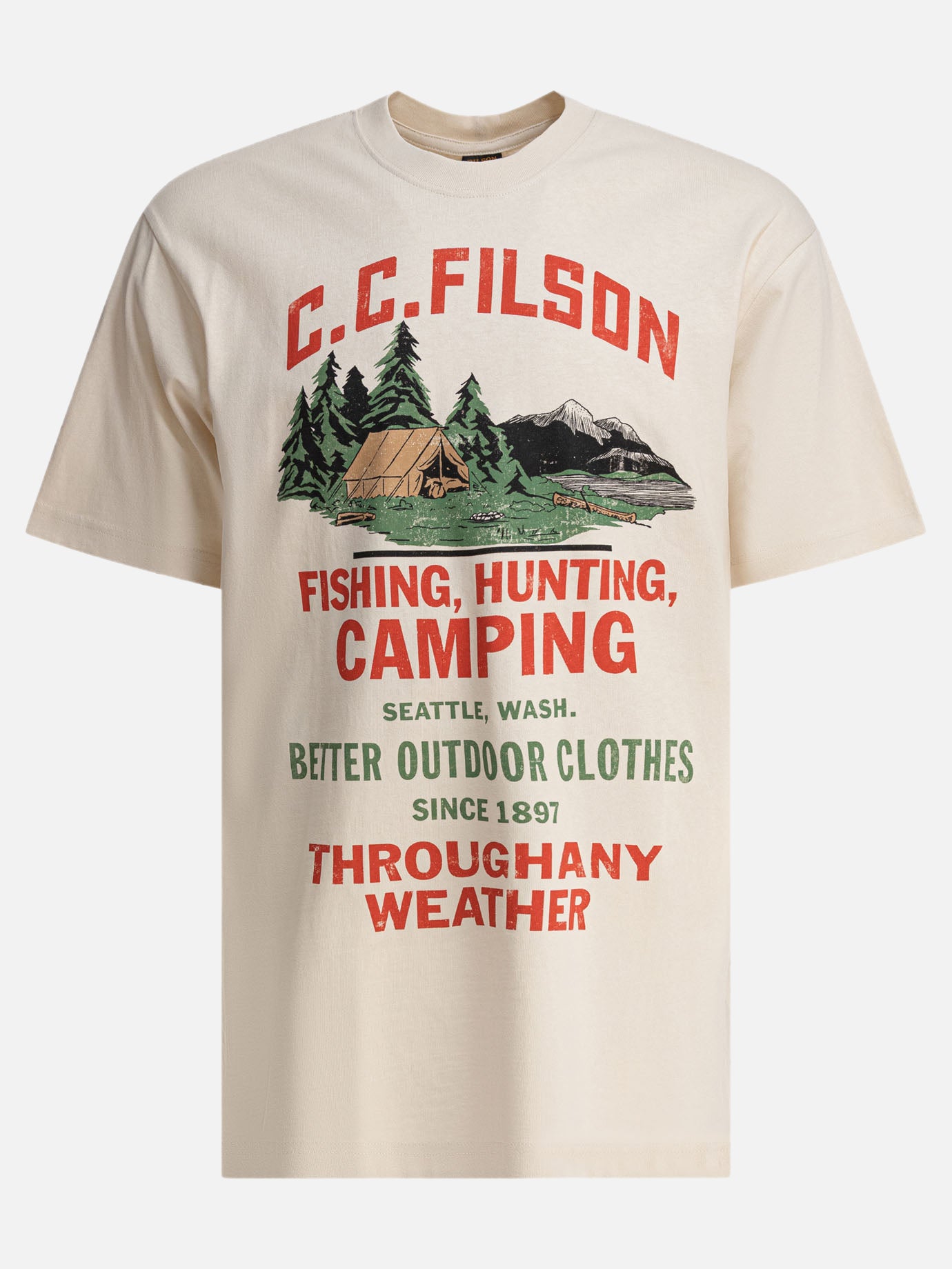 Filson T-shirt &quot;Frontier&quot; 11957588_S Beige thumbnail_1