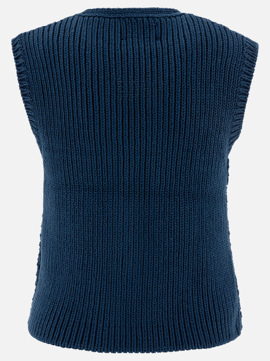Filson Jacquard-Knitted vest 19965394_S Blue 2