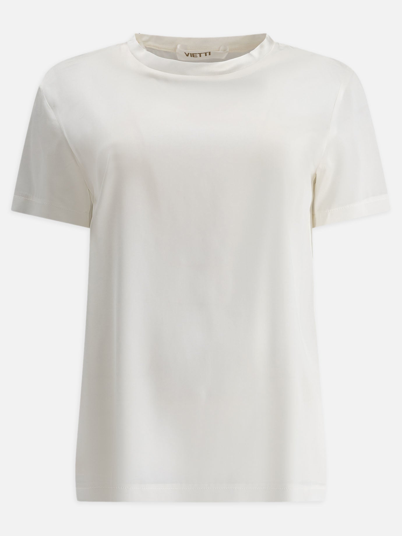 Crewneck t-shirts Solid colour  White - F.IT Women | PDP | VIETTI Online Store | thumbnail