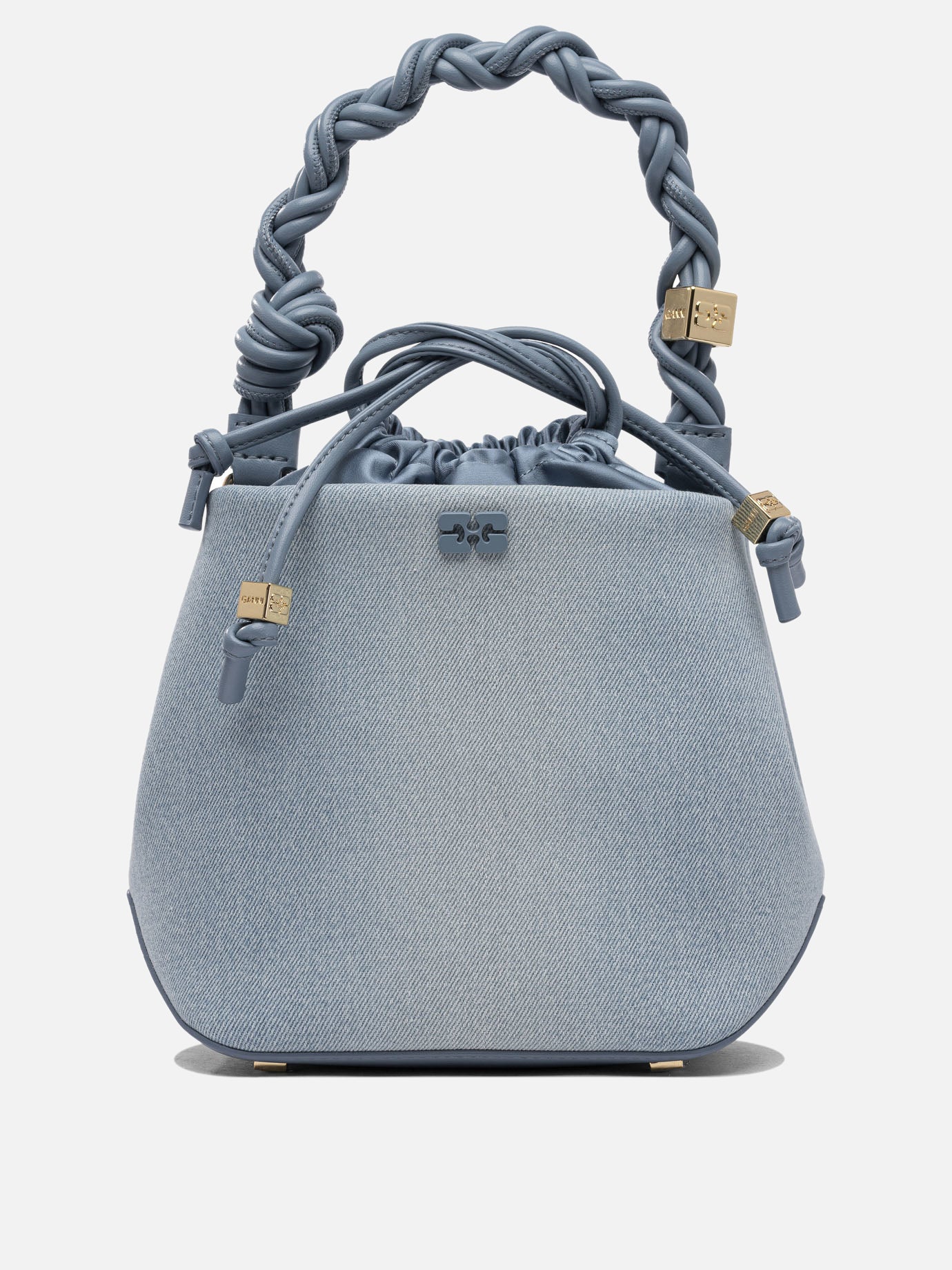 Ganni Borsa a secchiello &quot;Bou&quot; 17884240_UNI Light blue thumbnail_1