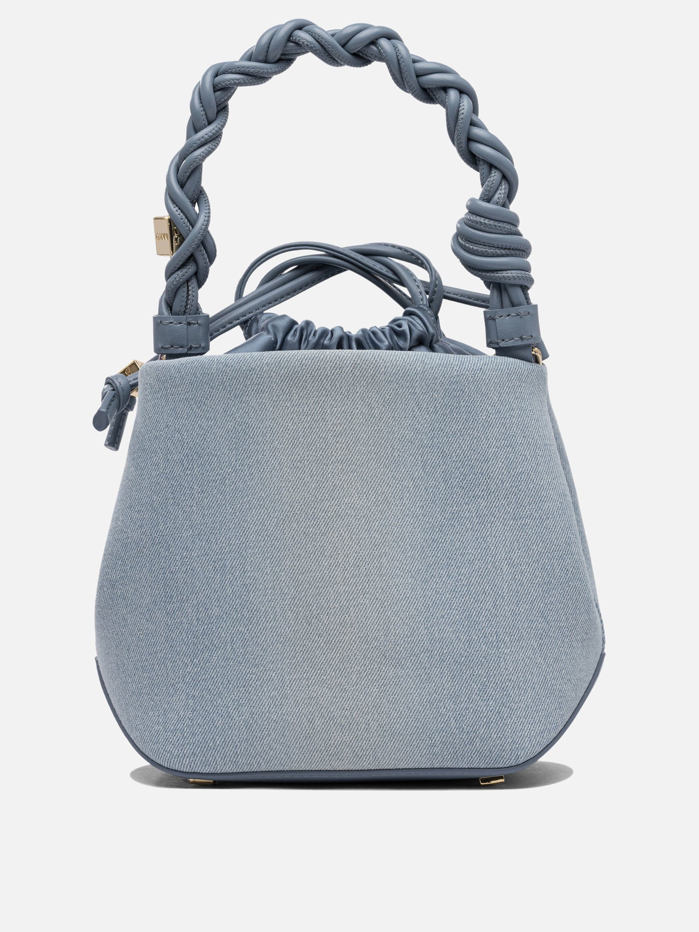 Ganni Borsa a secchiello &quot;Bou&quot; 17884240_UNI Light blue thumbnail_3
