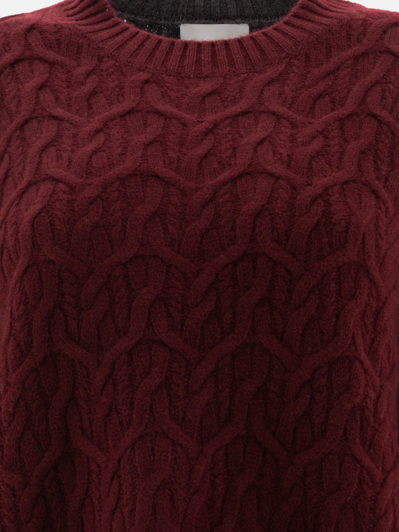 Ganni Maglione girocollo bi-color 15190232_S/M Bordeaux thumbnail_3