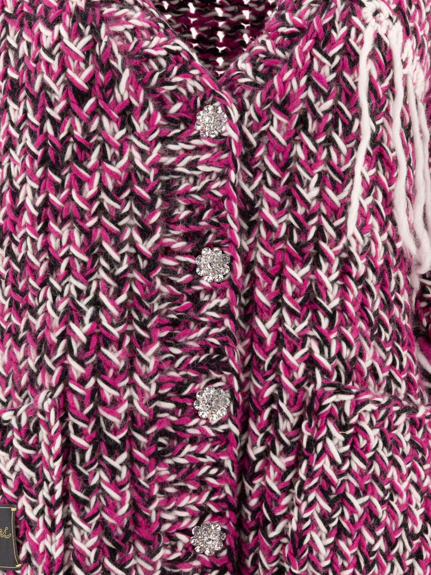 Cardigans Textured knit  Purple - Ganni Women | PDP | VIETTI Online Store | Zoom-Modal_3
