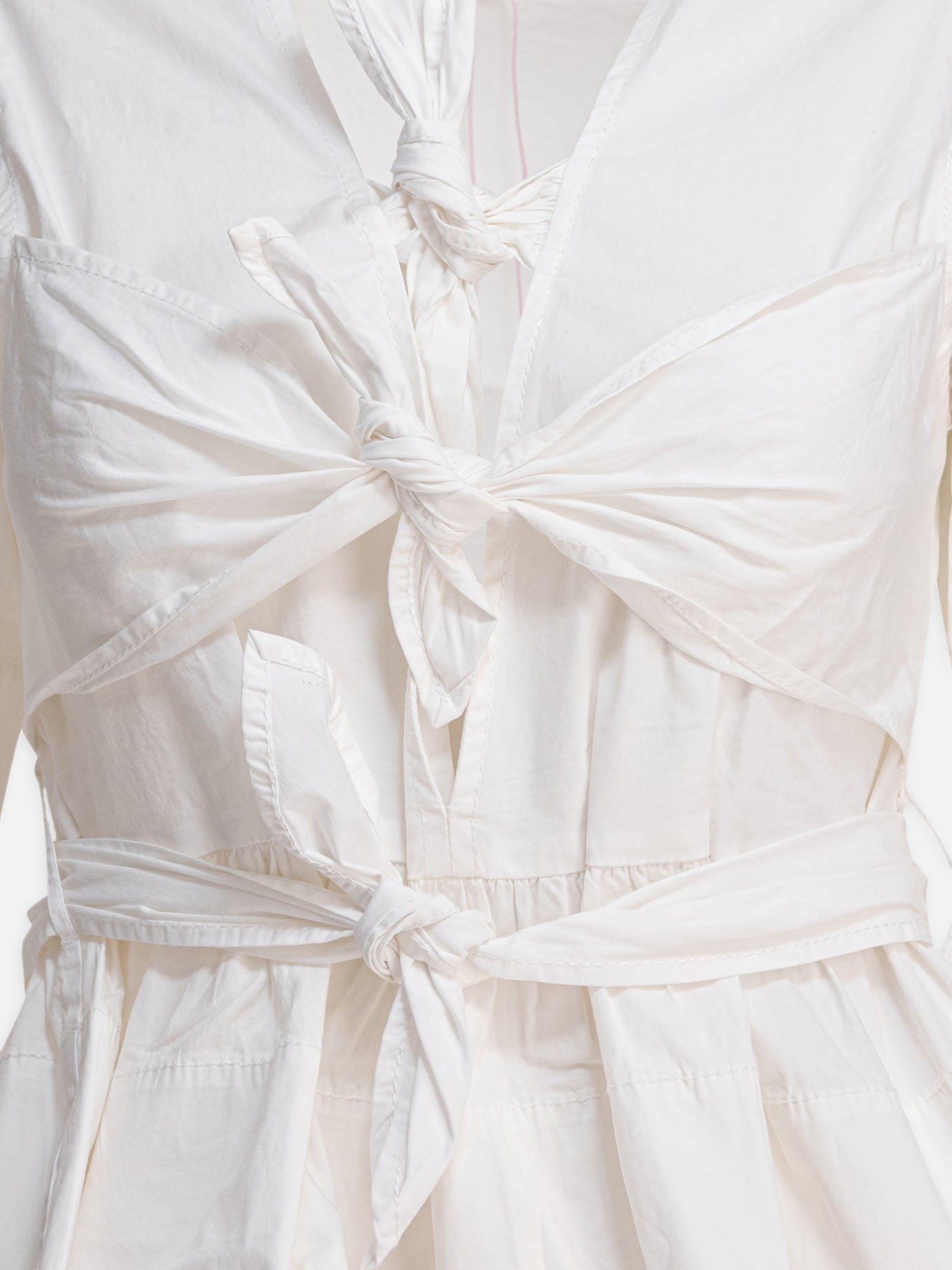 Ganni Blouse with ruffles 15273968_34 White thumbnail_3