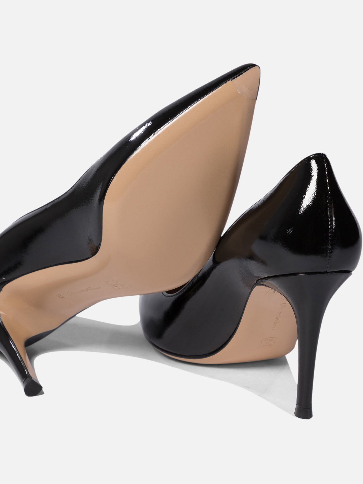 Décolleté 100% patent leather - 100% leather  Nero - Gianvito Rossi Donna | PDP | VIETTI Online Store | Zoom-Modal_5
