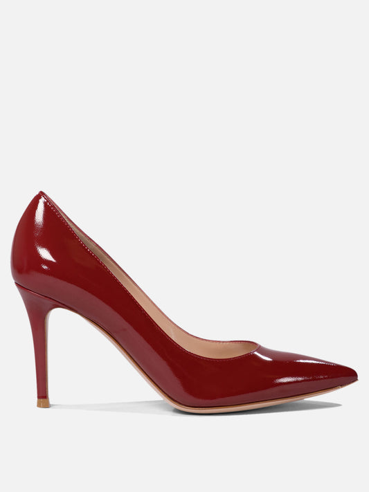 Décolleté 100% patent leather - 100% leather  Rosso - Gianvito Rossi Donna | PLP | VIETTI Online Store 
