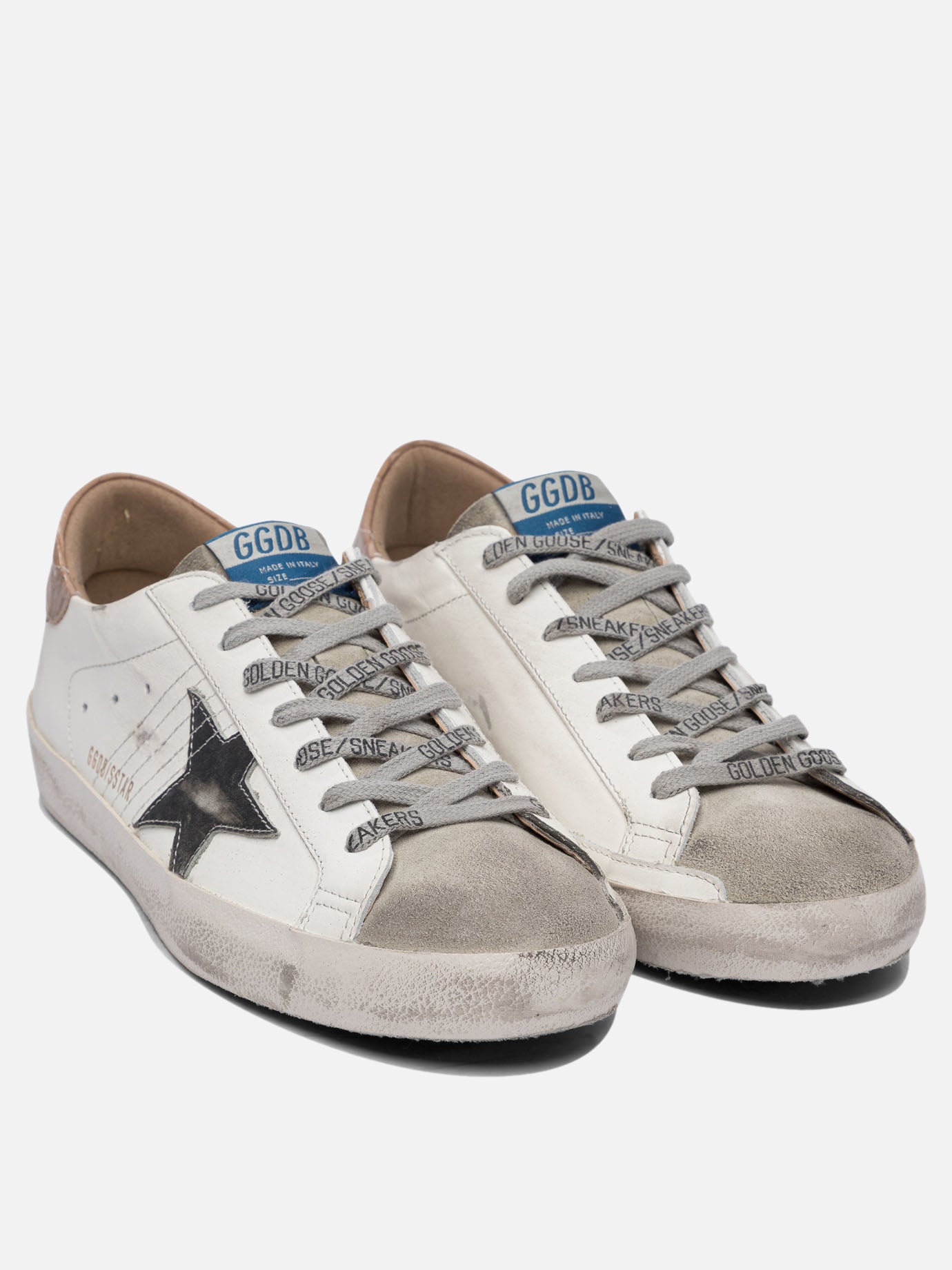 Sneaker basse 100% cow leather - 100% rubber  Bianco - Golden Goose Uomo | PDP | VIETTI Online Store | thumbnail_2