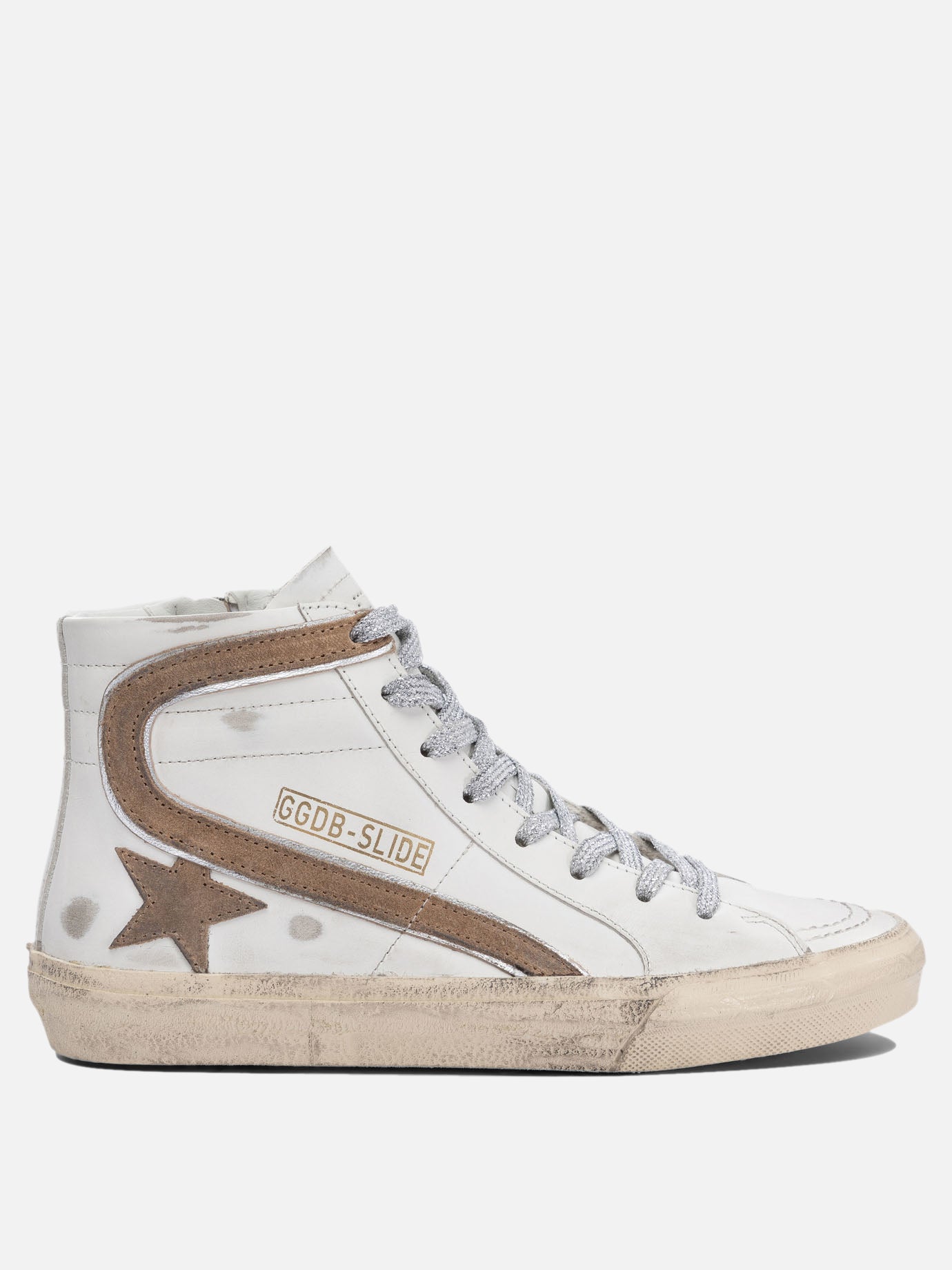 High top sneakers 100% leather - 100% rubber  White - Golden Goose Women | PDP | VIETTI Online Store | Zoom-Modal
