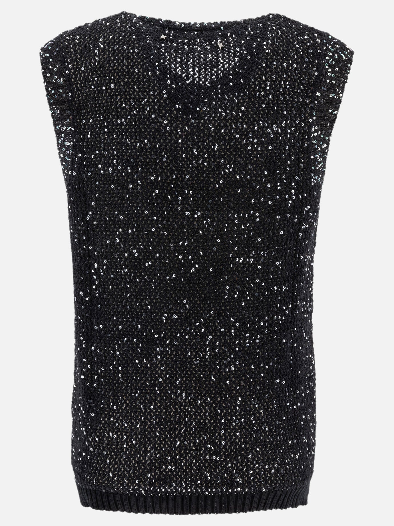 Golden Goose Knit top with sequins 16021184_XS Black thumbnail_2