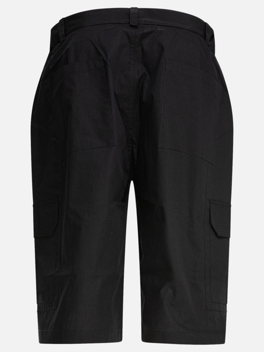 Gr10K Poplin cargo shorts 11519166_48 Black 2