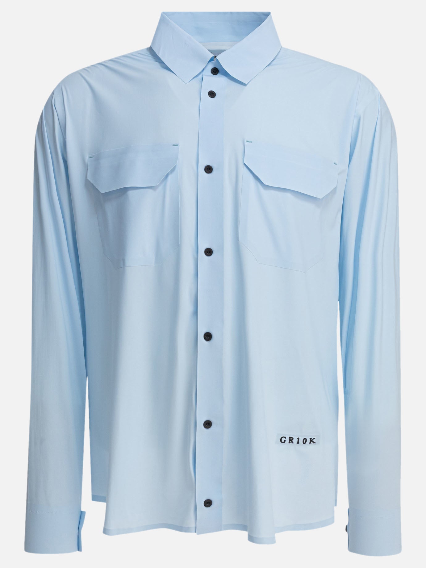 Gr10K Camicia &quot;Render Ultrasound&quot; 15057566_M Light blue thumbnail_1
