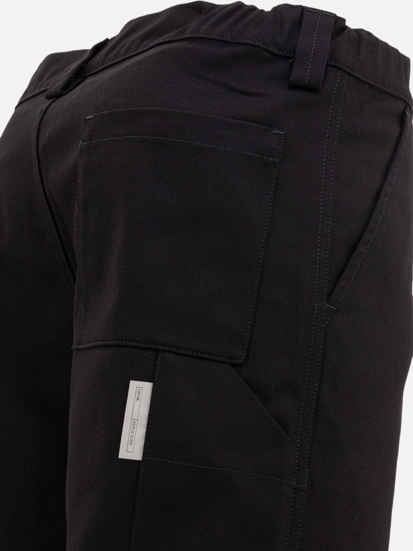 Gr10K Pantaloni &quot;10000 Replicated&quot; 11835233_S Black thumbnail_4