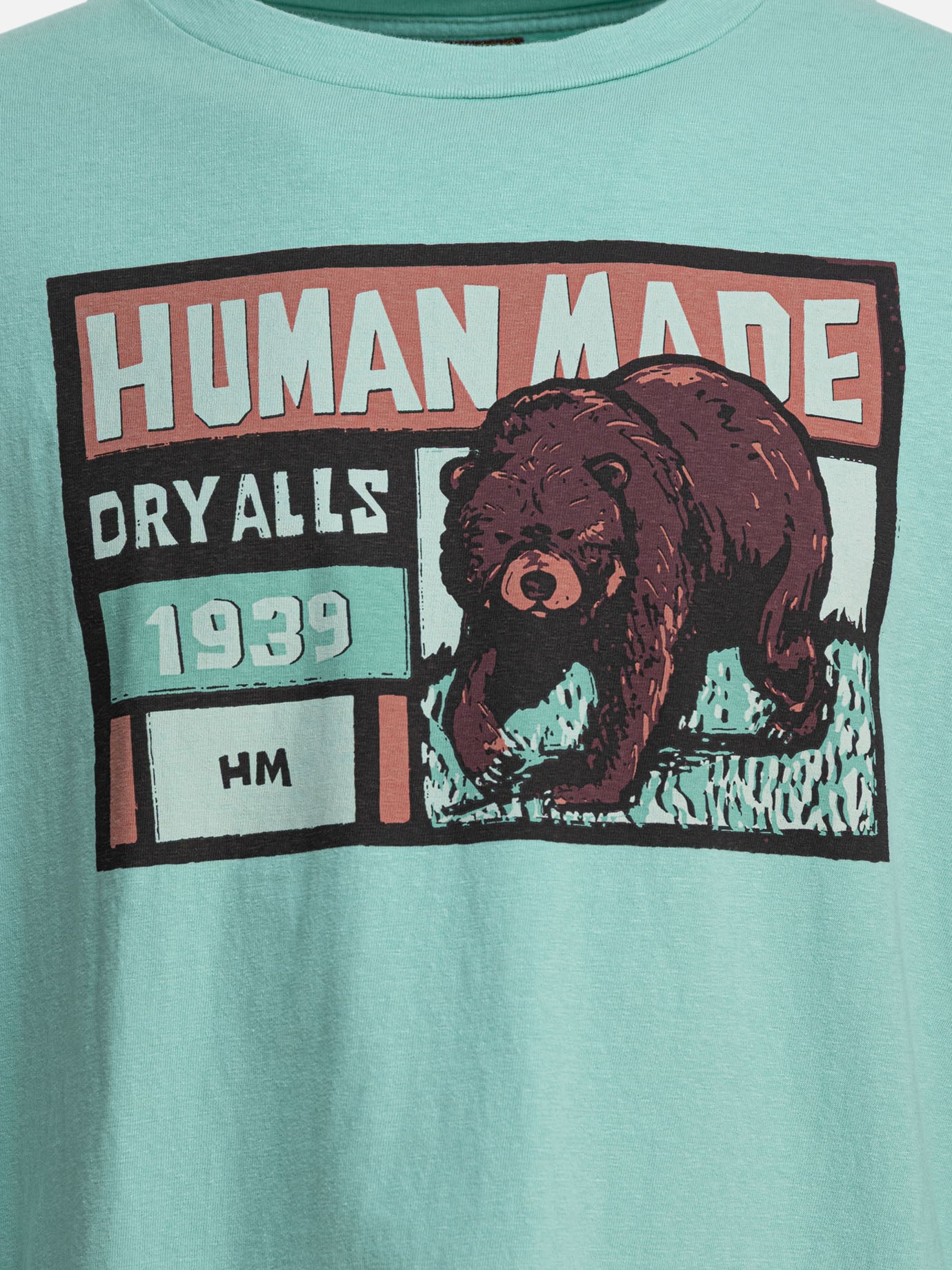 T-shirt girocollo Logo  Verde - Human Made Uomo | PDP | VIETTI Online Store | thumbnail_3