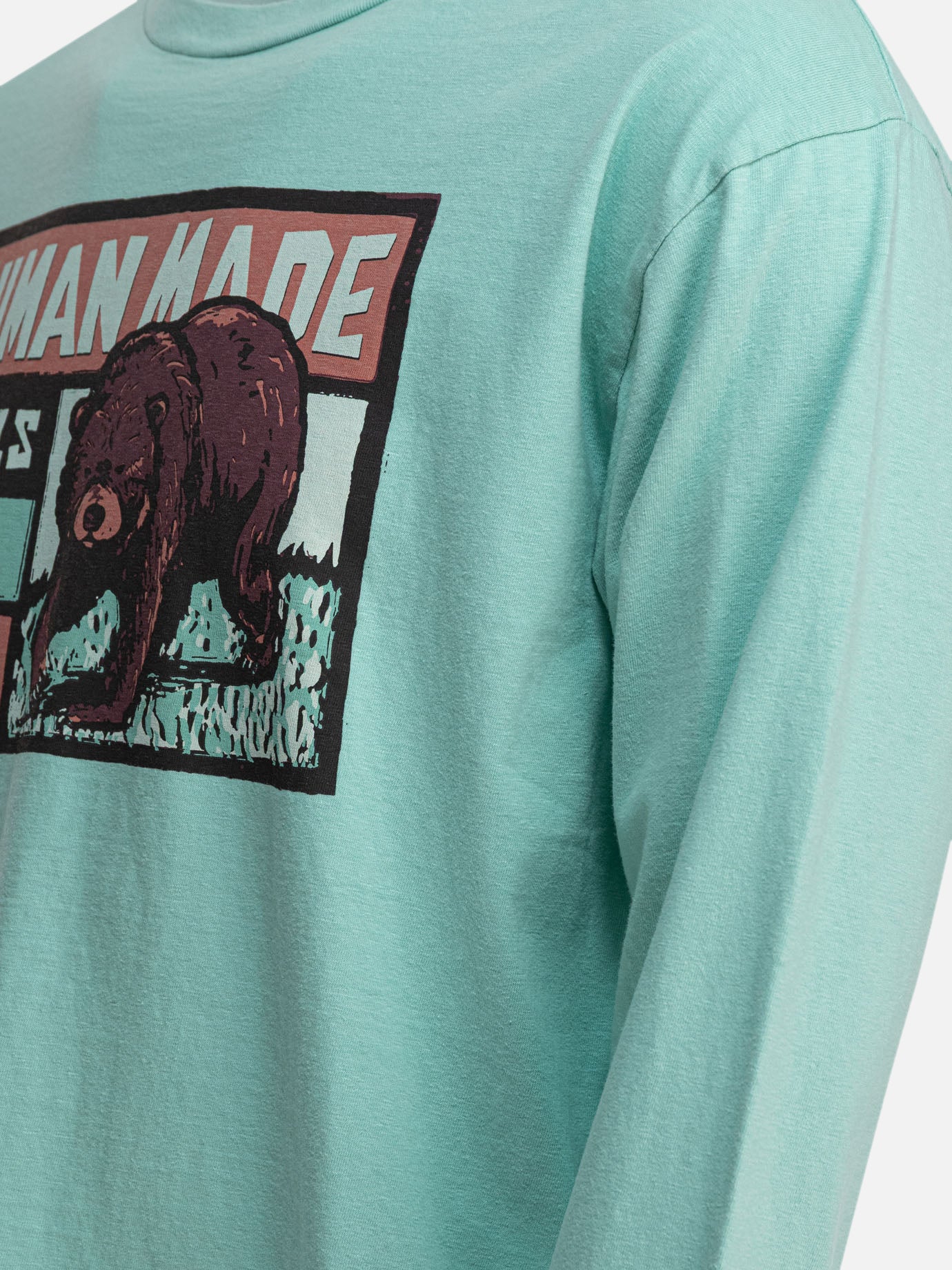 T-shirt girocollo Logo  Verde - Human Made Uomo | PDP | VIETTI Online Store | thumbnail_4