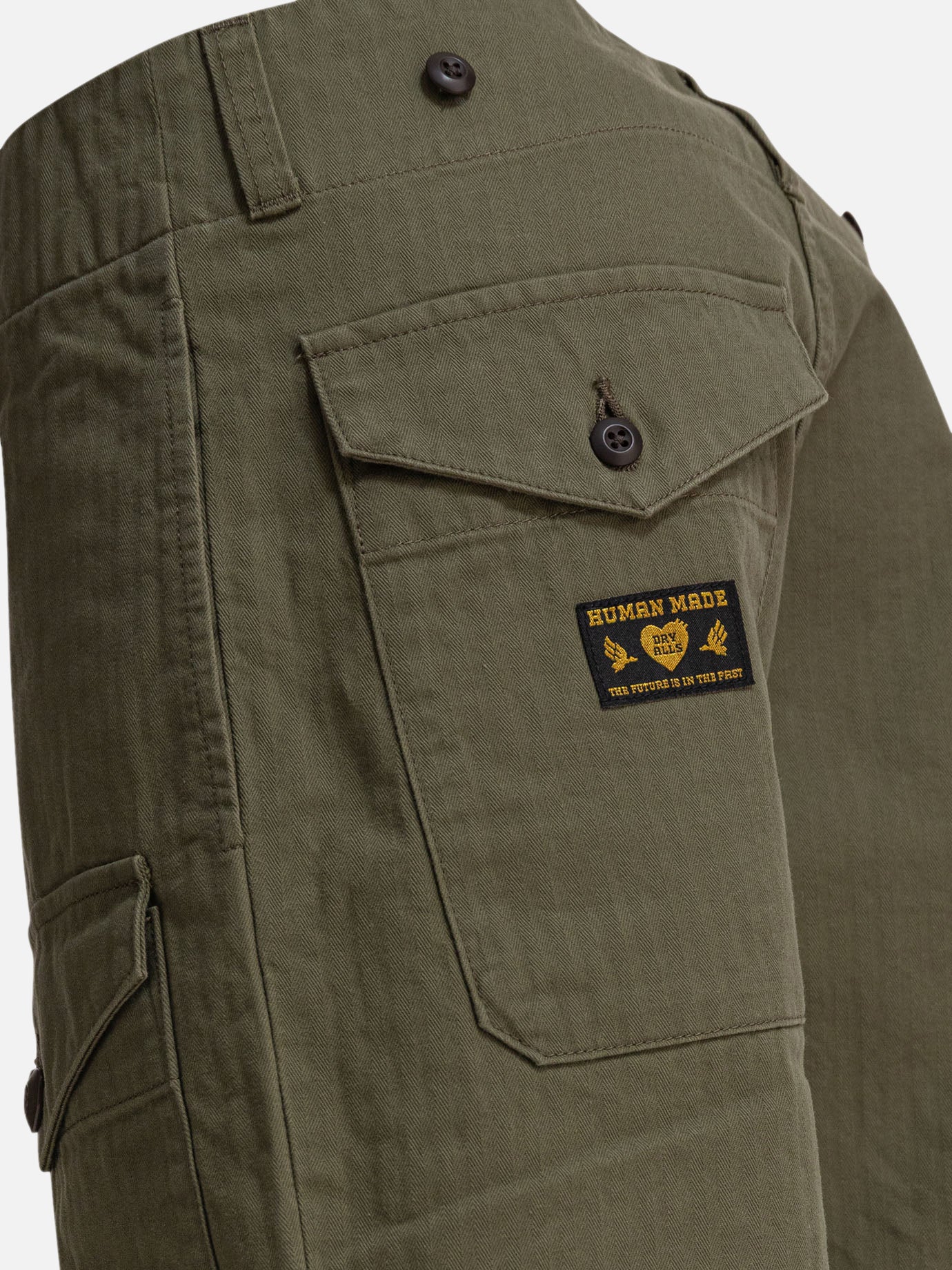 Human Made Pantaloni cargo 14673922_L Green thumbnail_4