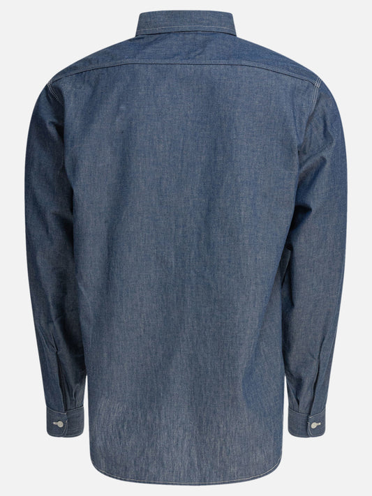 Human Made Camicia in chambray 10229968_L Blue 2
