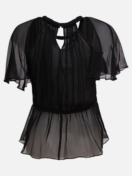 Isabel Marant "Rosaline" top 14664512_36 Black 2