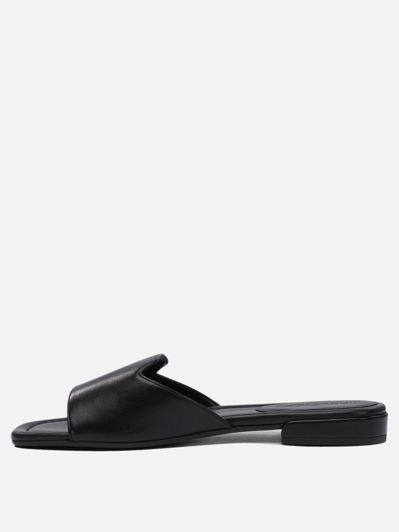 Flat sandals 100% leather - 50% leather 50% rubber  Black - Jimmy Choo Women | PDP | VIETTI Online Store | Zoom-Modal_3

