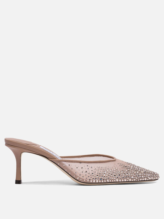 Mules 100% leather - 100% leather  Pink - Jimmy Choo Women | PDP | VIETTI Online Store 
