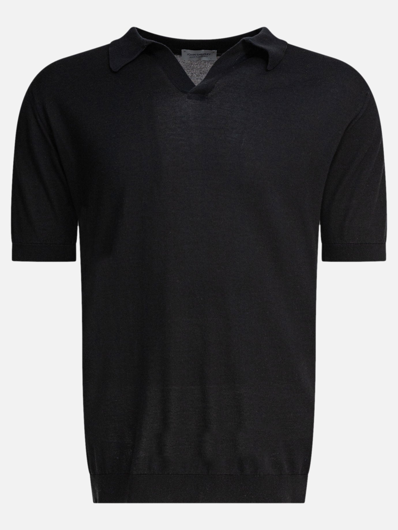John Smedley Polo &quot;Noah&quot; 16108807_M Black thumbnail_1