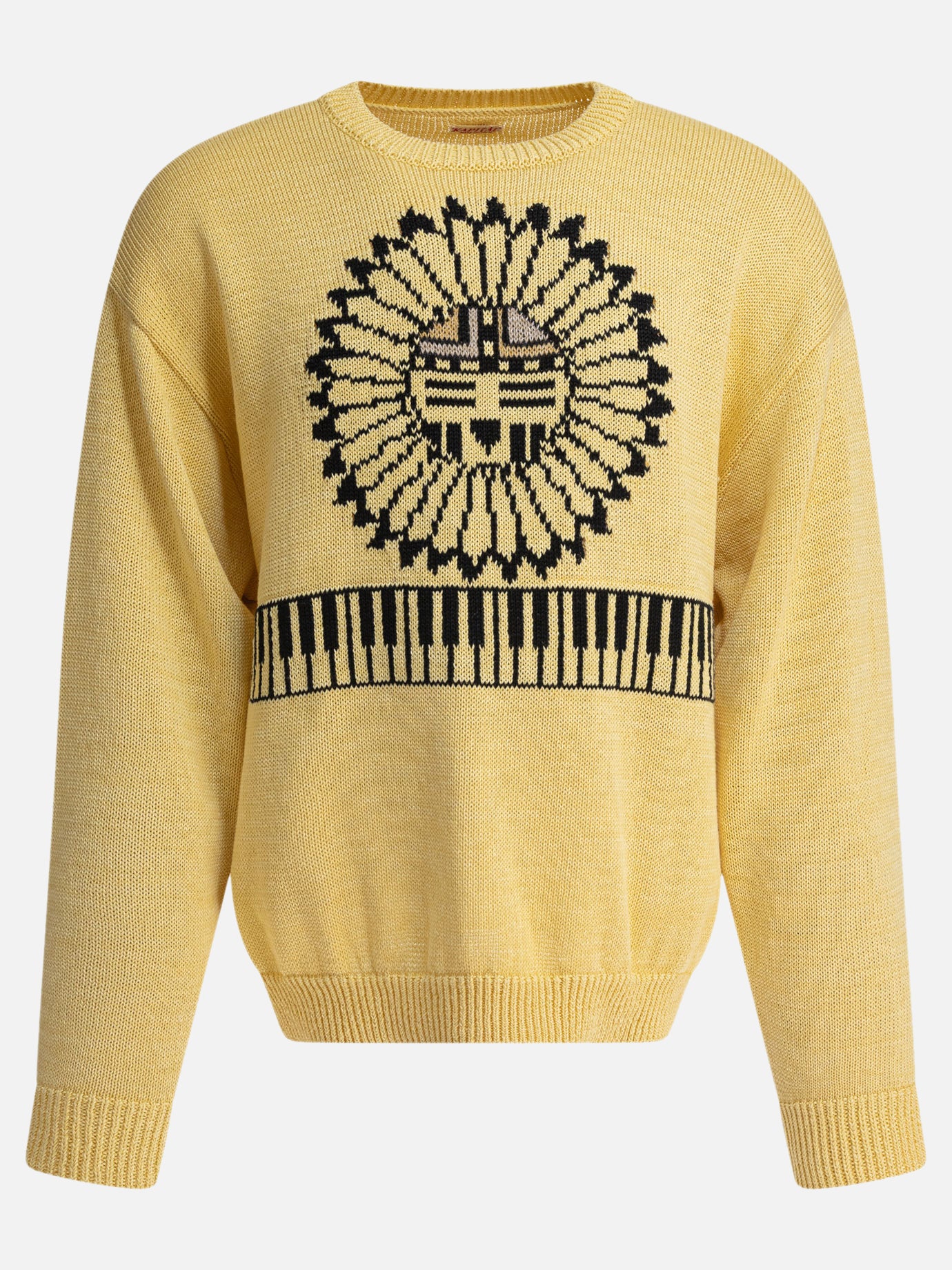Crewneck sweaters Print  Yellow - KAPITAL Men | PDP | VIETTI Online Store | thumbnail