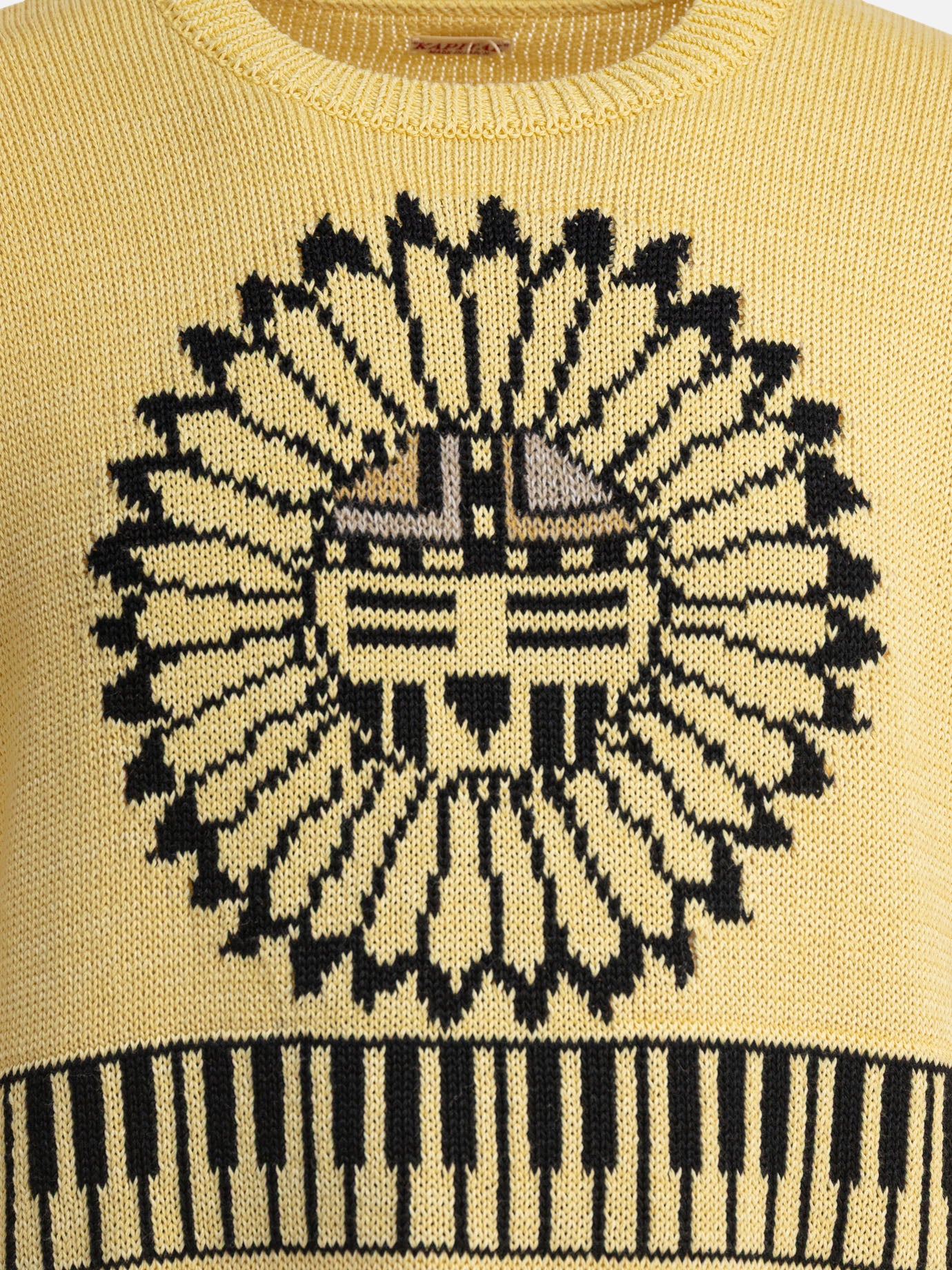 Crewneck sweaters Print  Yellow - KAPITAL Men | PDP | VIETTI Online Store | Zoom-Modal_3
