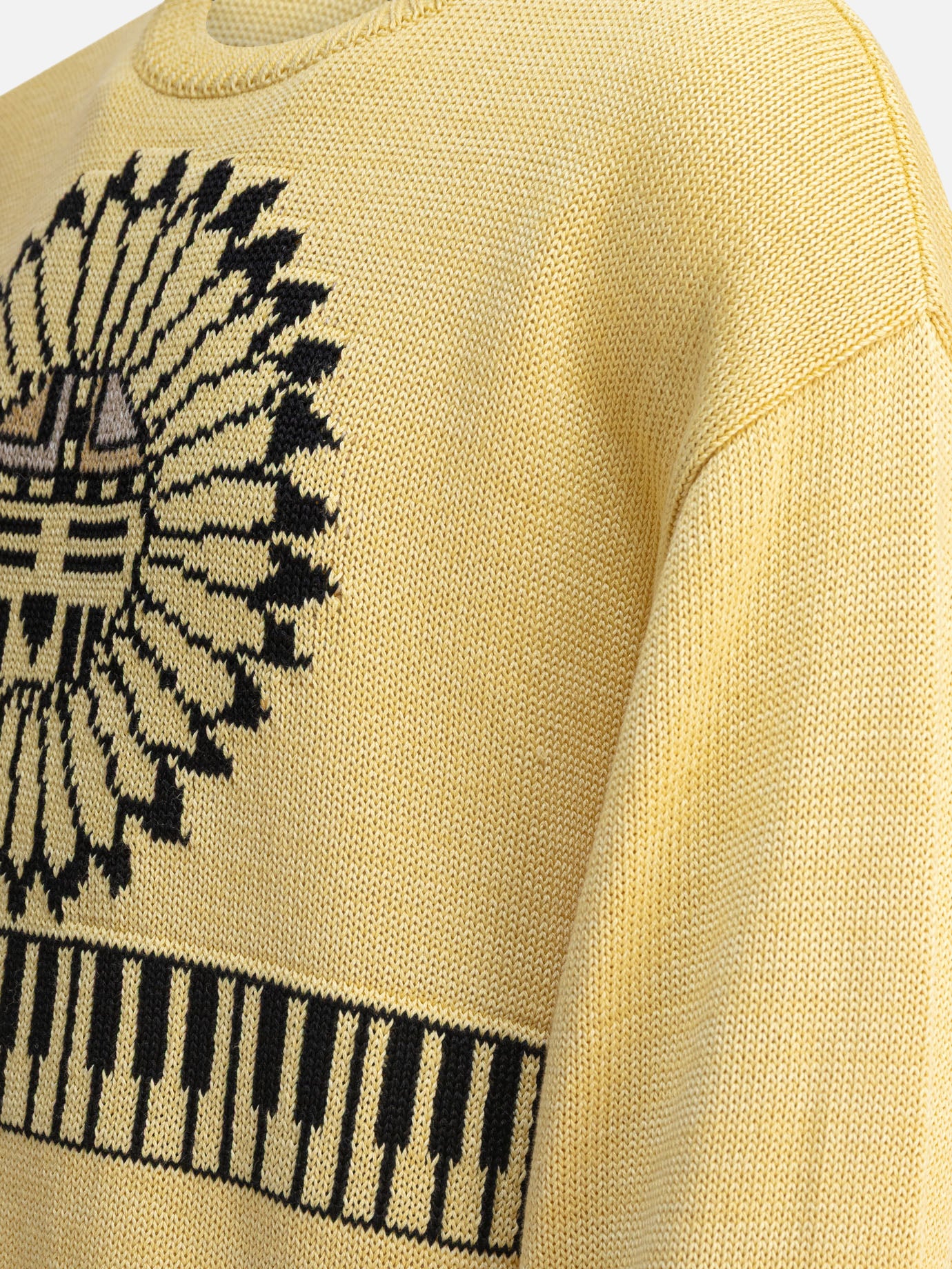 Crewneck sweaters Print  Yellow - KAPITAL Men | PDP | VIETTI Online Store | thumbnail_4
