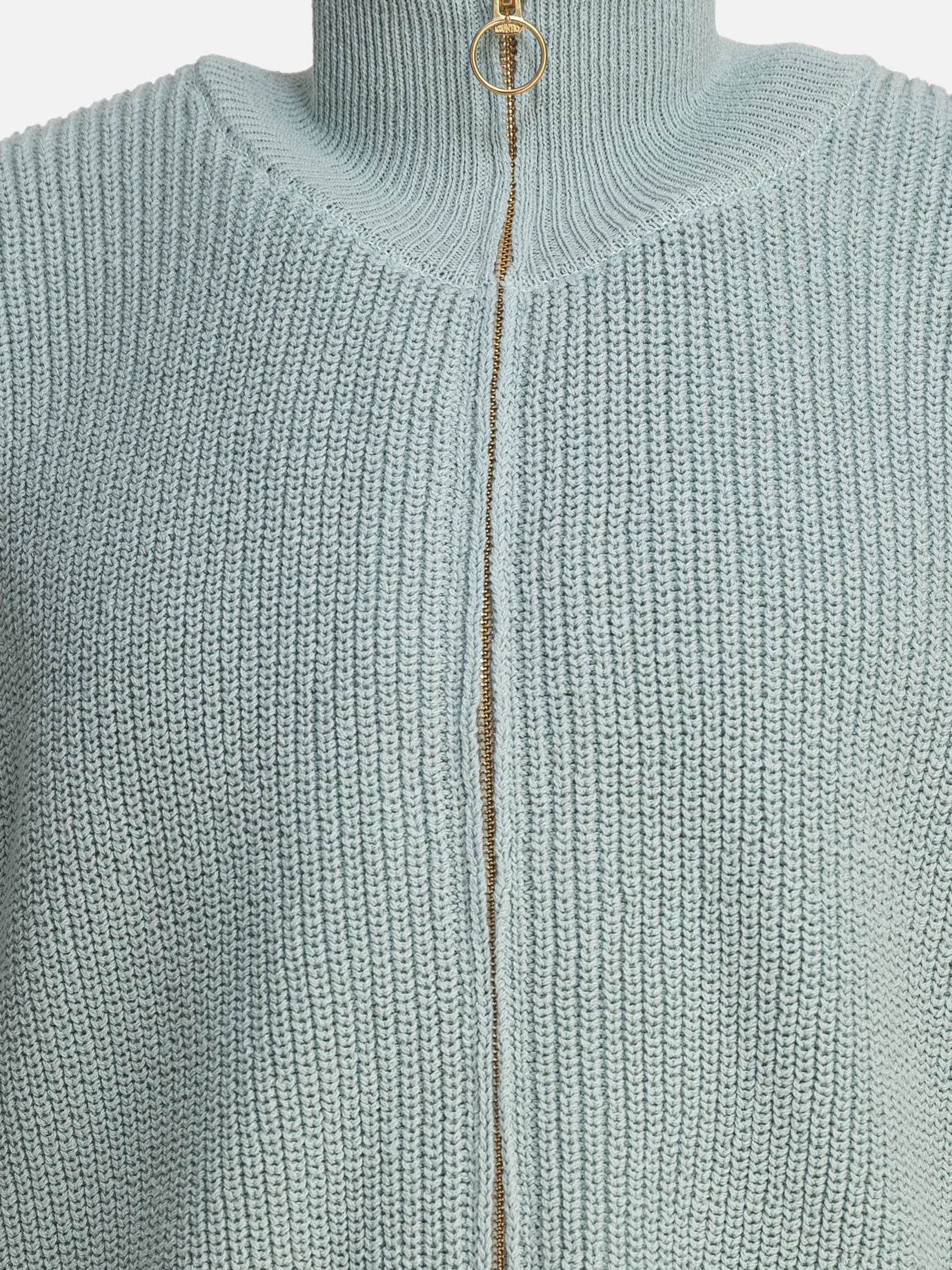 KAPITAL Half-zip vest Green
