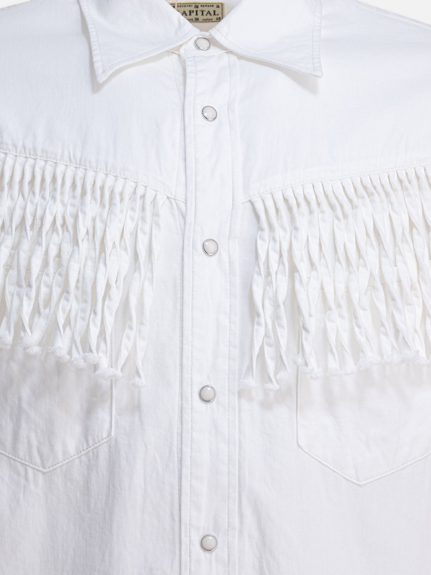 KAPITAL Western shirt &quot;Husky&quot; 26690151_4 White thumbnail_3