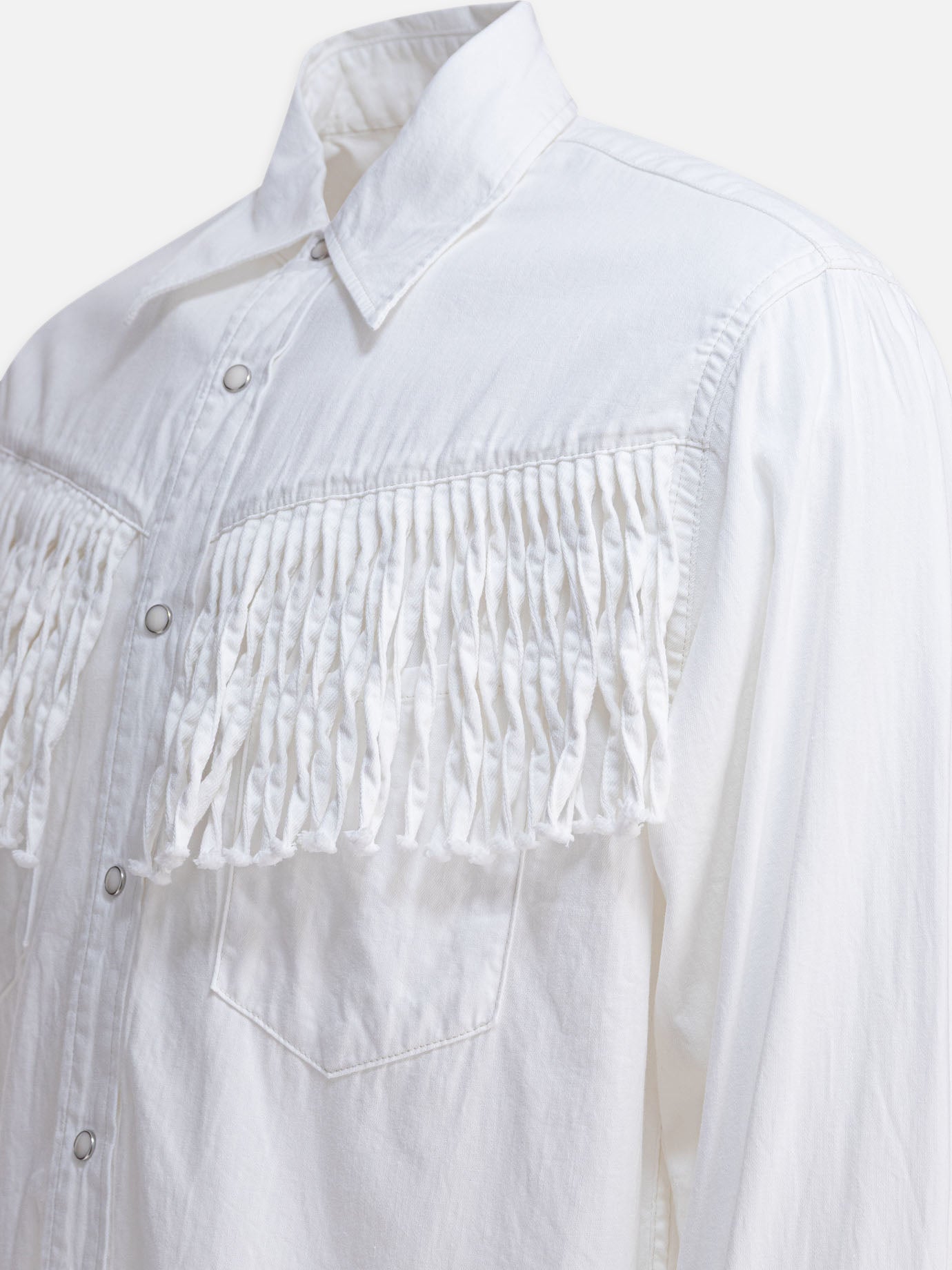 KAPITAL Western shirt &quot;Husky&quot; 26690151_4 White thumbnail_4