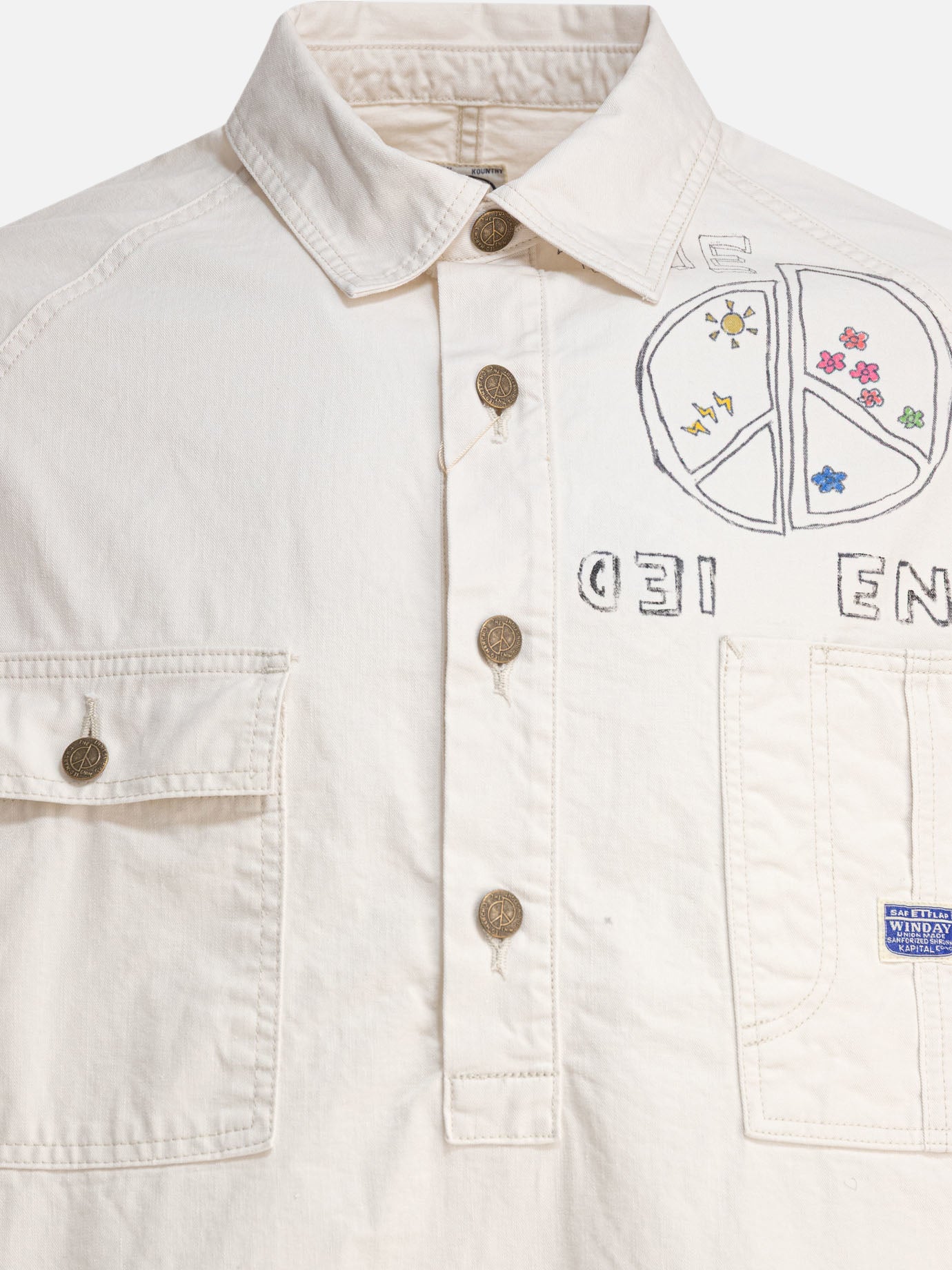 Camicie casual Print  Beige - KAPITAL Uomo | PDP | VIETTI Online Store | thumbnail_3