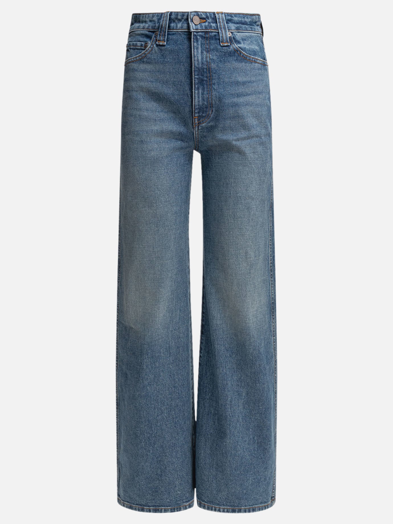 Wide-leg jeans Denim  Blue - Khaite Women | PDP | VIETTI Online Store | thumbnail
