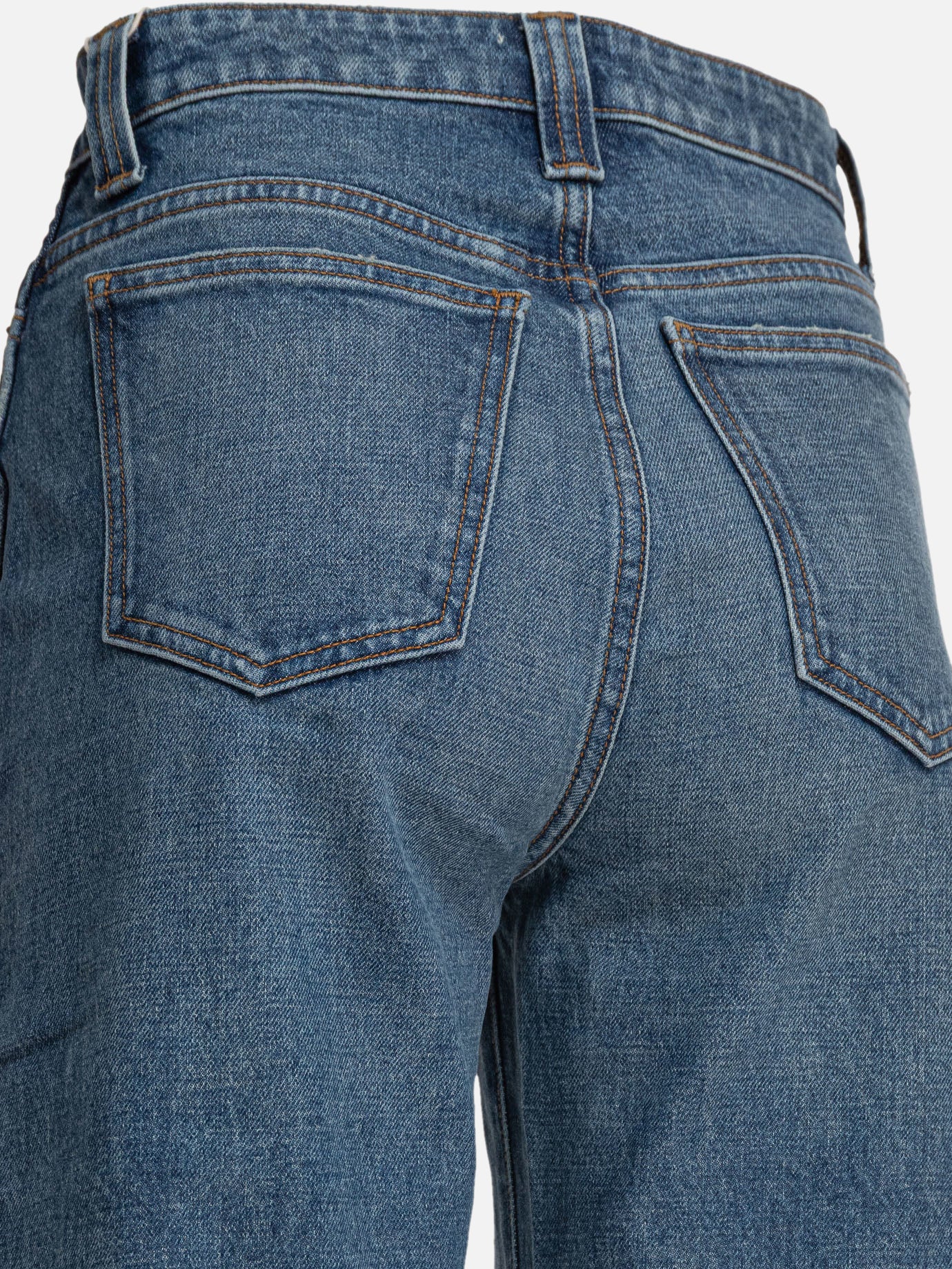 Wide-leg jeans Denim  Blue - Khaite Women | PDP | VIETTI Online Store | thumbnail_4