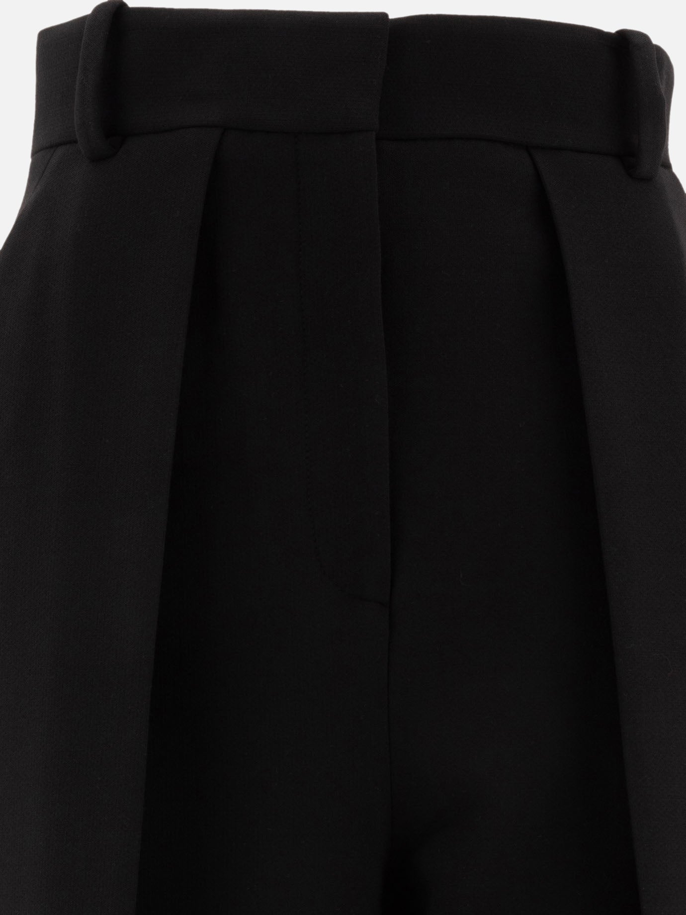 パンツ KHAITE Woman Pants Black 31564092 200 Khaite Wide-leg pants Black - Women | VIETTI Online Store
