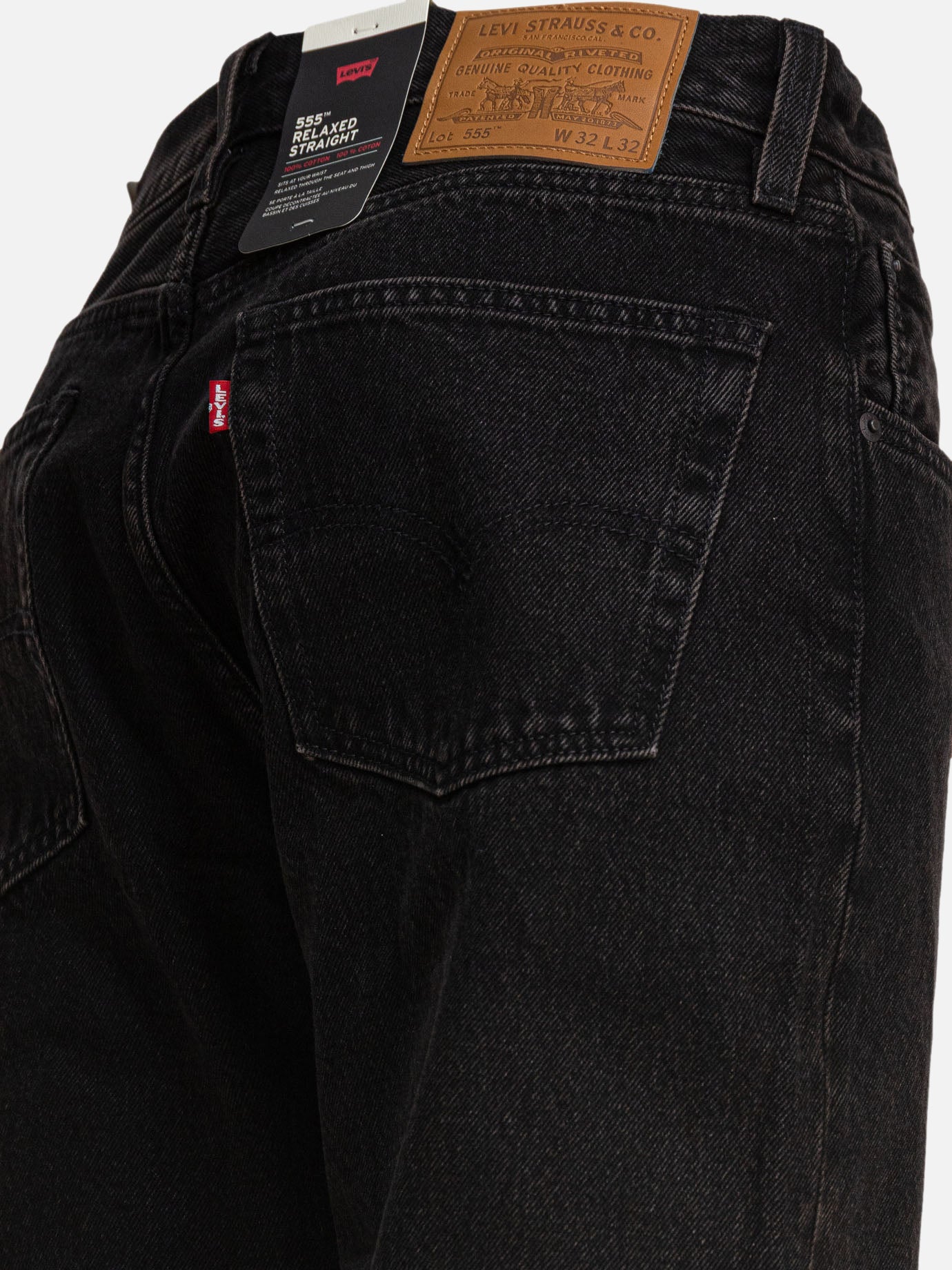 Straight-leg jeans Solid colour  Black - Levi&#39;s Men | PDP | VIETTI Online Store | thumbnail_4