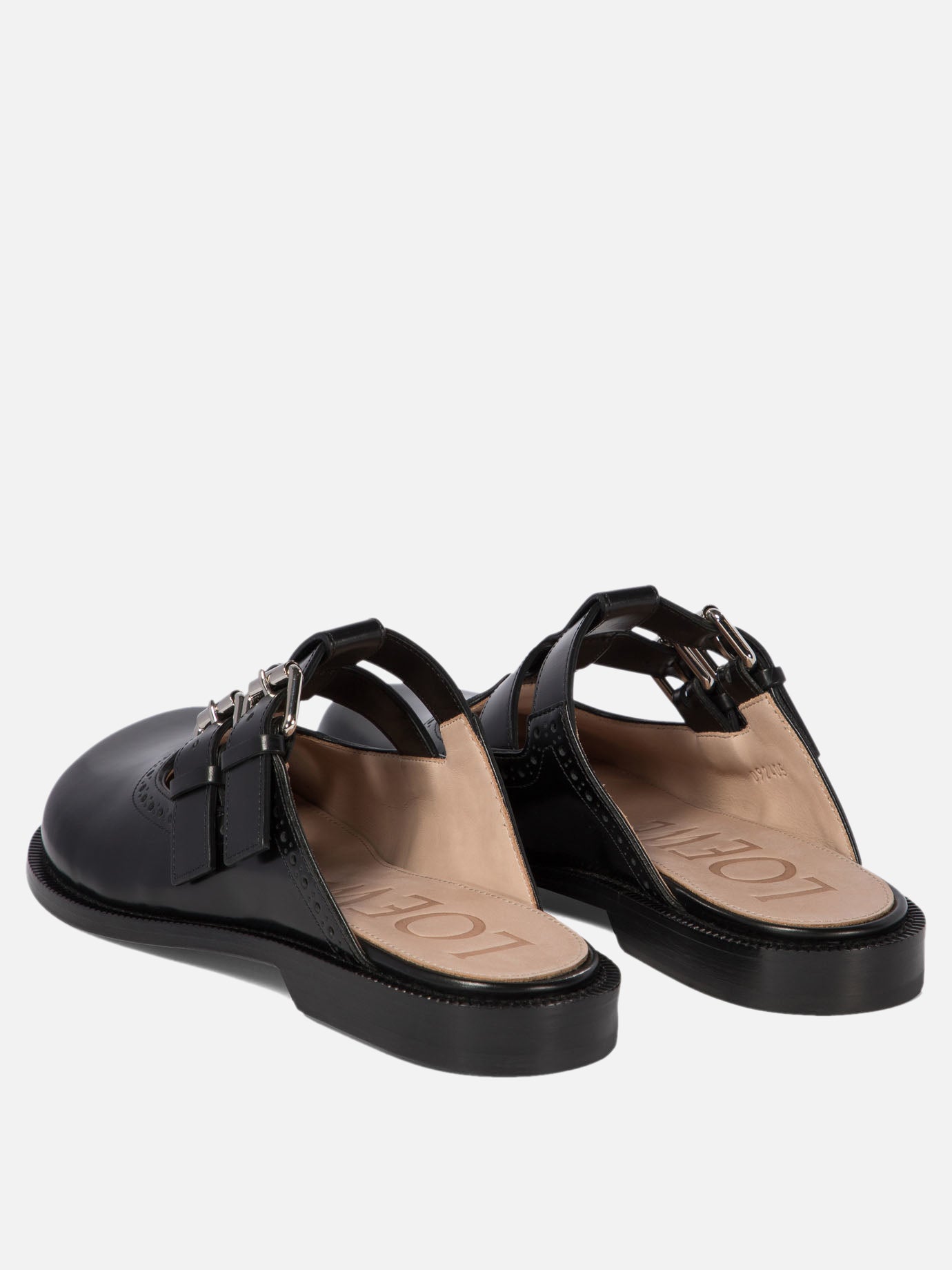 Slipper 100% leather - 100% leather  Nero - Loewe Donna | PDP | VIETTI Online Store | Zoom-Modal_4
