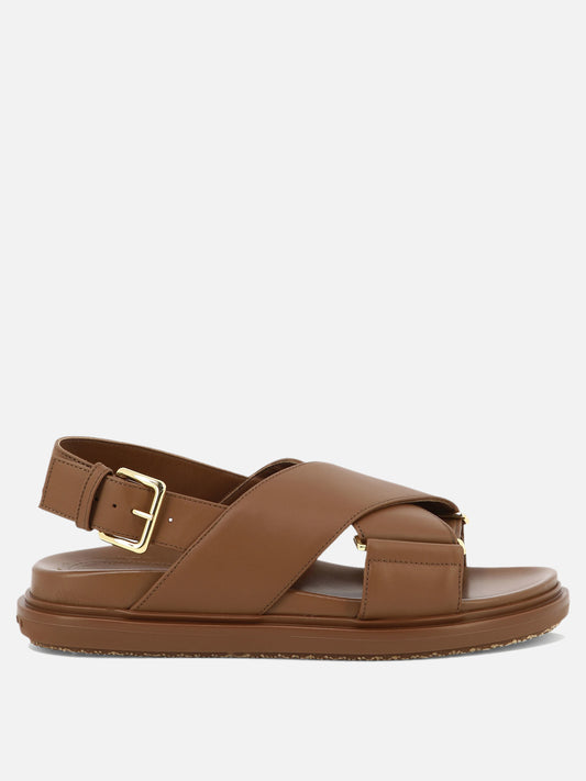 Marni "Fussbett" sandals 16828591_36 Brown 1