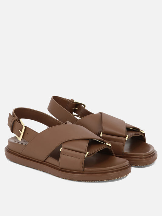 Marni "Fussbett" sandals 16828591_36 Brown 2