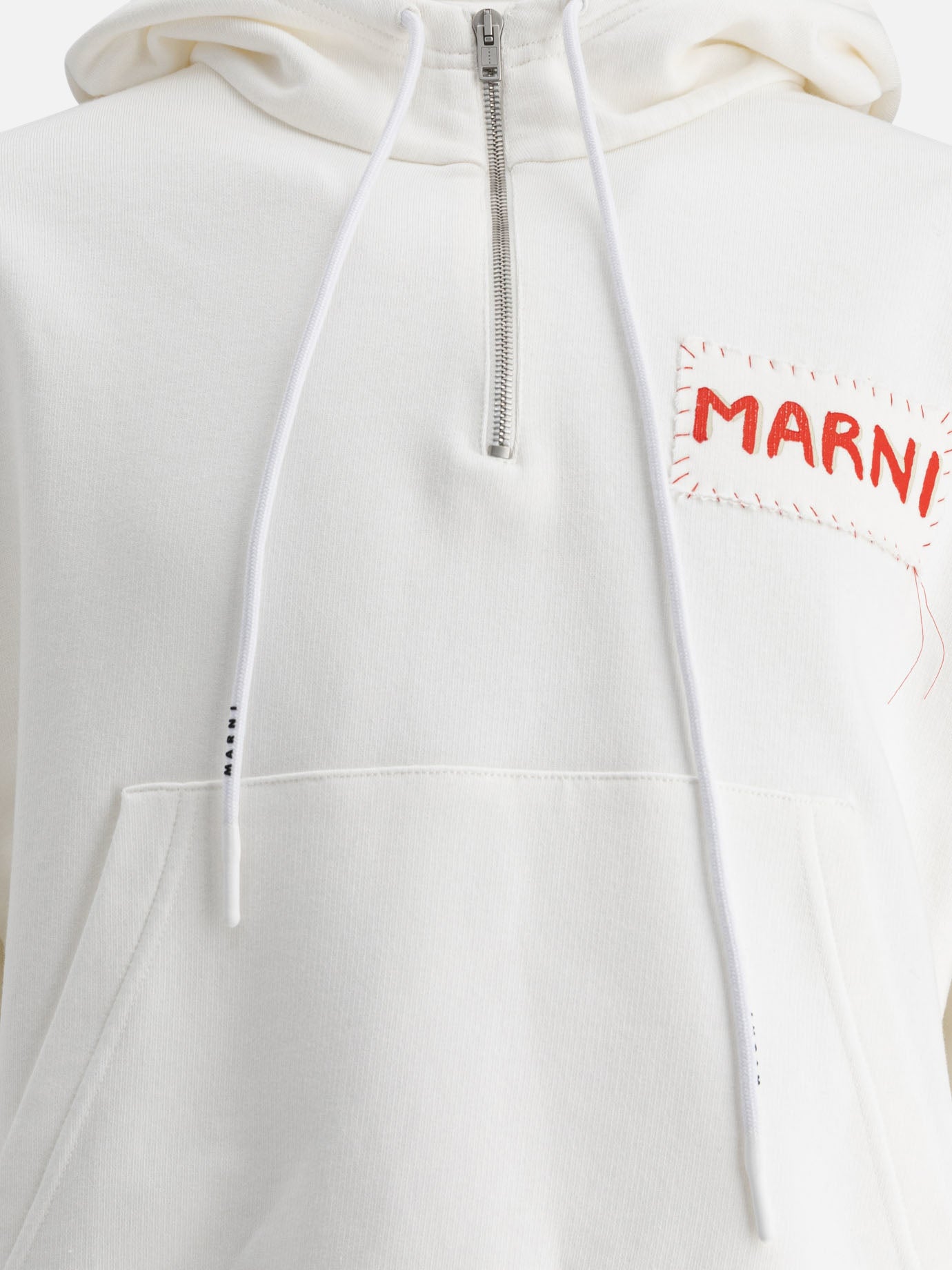 Marni Marni logo hoodie 18449438_48 White thumbnail_3