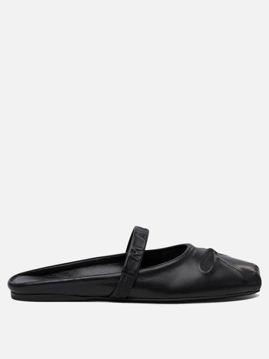 Marni "Little Bow" ballet flats sabot 16312907_36 Black 1